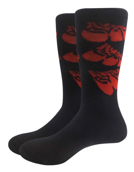 The Beatles Socks Rubber Soul Band Logo Official Unisex New Black UK Size 7-11 Carousel 1