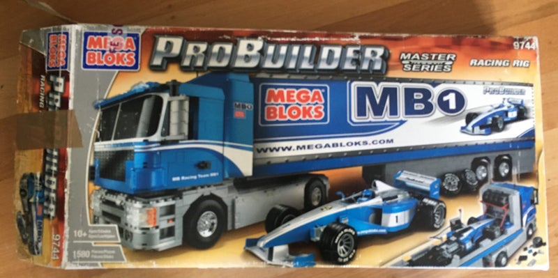 Mega Bloks 9744 Probuilder Master Series Racing Rig Semi Truck And Race Car Carousel 1