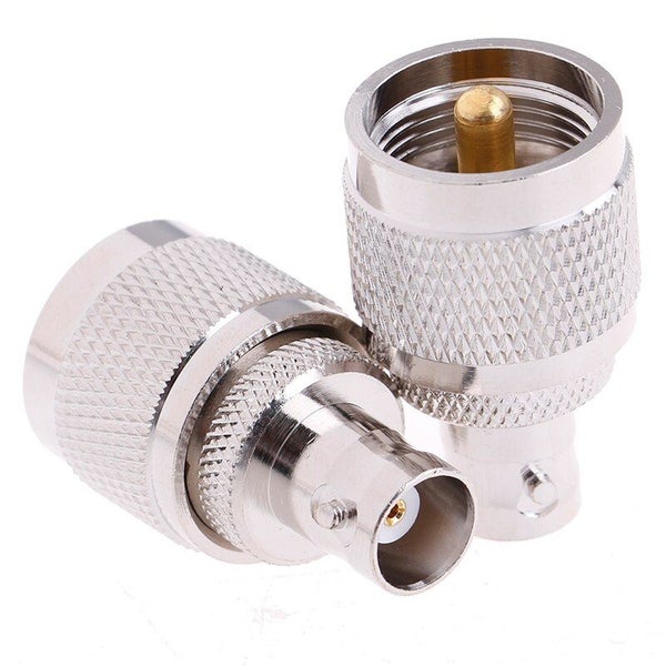 PL259 MALE PLUG TO BNC FEMALE SOCKET JOINER / CONNECTOR / ADAPTOR / ADAPTER Carousel 1