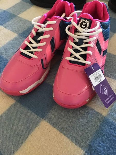 BRAND NEW HUMMEL PINK LACE UP SNEAKERS Carousel 1