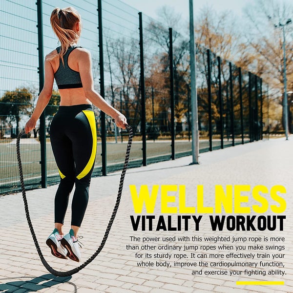 Heavy Battle Ropes Weighted Jump Rope Boxing Training - Brand New NZ Stock Carousel 1