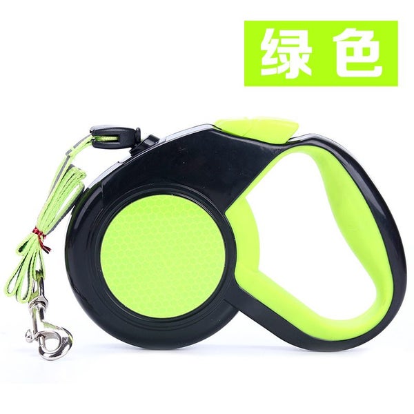 3M/5M| Retractable Dog Leash Strong Nylon Tape One-Handed Brake Pause Lock Carousel 15