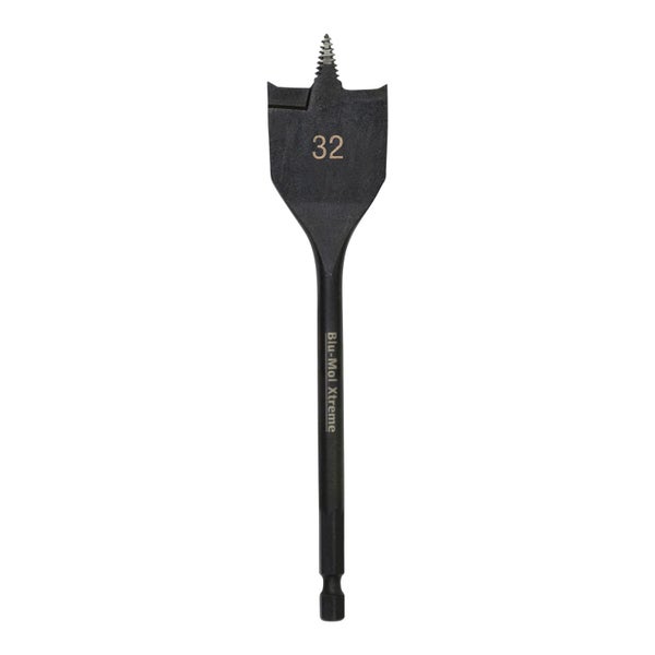 Blu-Mol Threaded Spade Bit 32mm X 150mm Carousel 1