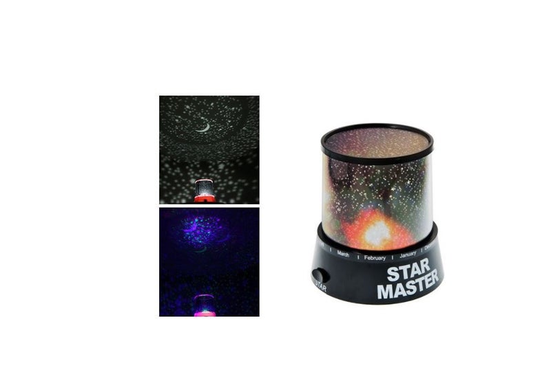 PTN Colors LED Star Projector Night Light Sky Star Moon Mood Lamp Starry Carousel 1