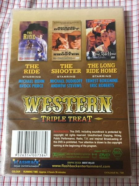 Westerns Triple Treat (The Ride / The Shooter / The Long Ride Home) (WAS $18)63624887229186111