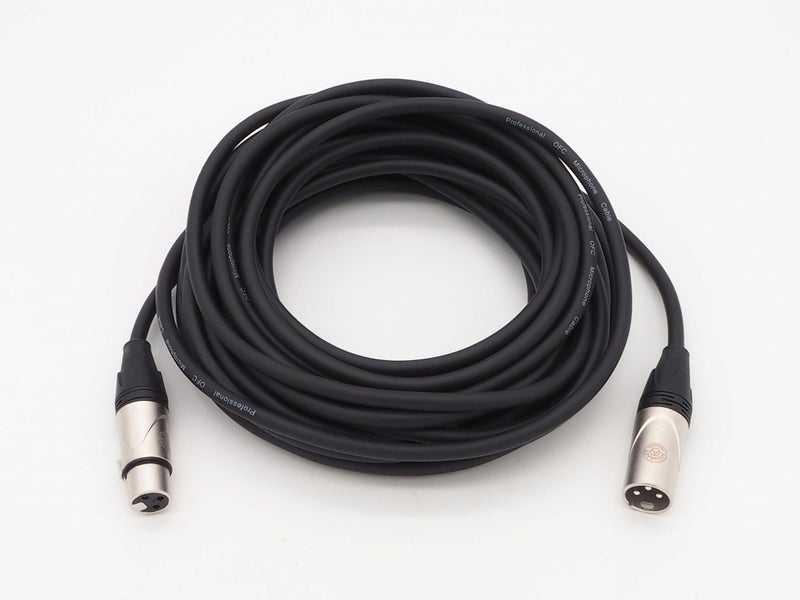 Black 25m XLR Balanced Microphone Cable (CB-08) Carousel 1