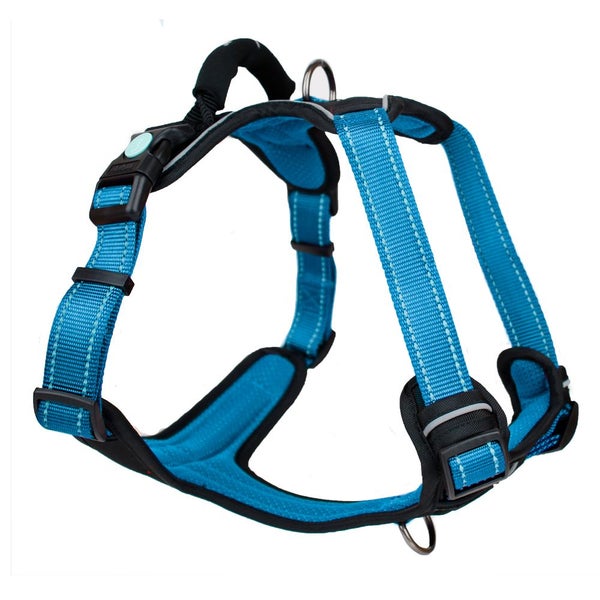 HUSKIMO DOG HARNESS ULTIMATE BELLS BEACH (LIGHT BLUE) XLARGE Carousel 1