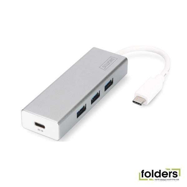 Digitus USB-C to USB3.0 Type-A Hub with Power Delivery Carousel 1