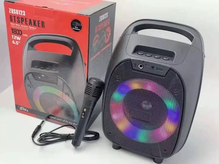 Wireless Bluetooth Super Bass Speaker with Mic Model ZQS6129 Carousel 2