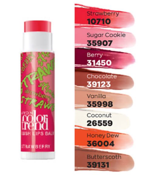 Avon Color Trend Lush Lip Balm Carousel 1