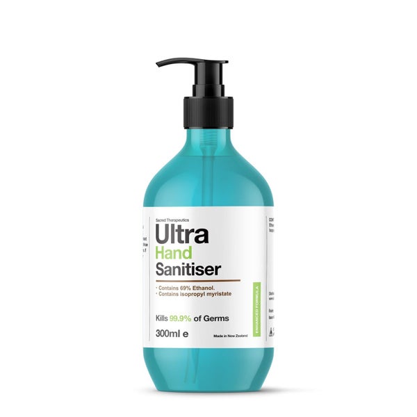 HAND SANITISER 4-PK 300ML $8 EACH ULTRA KILLS 99.9% GERMS SUPPORT NZ MADE Carousel 1