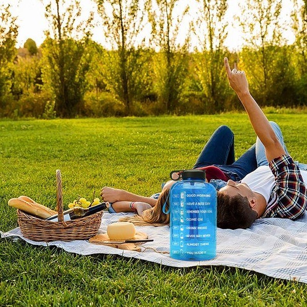 3.7L Leak-Proof Bpa-Free Water Bottle (Retractable Straw) Carousel 2