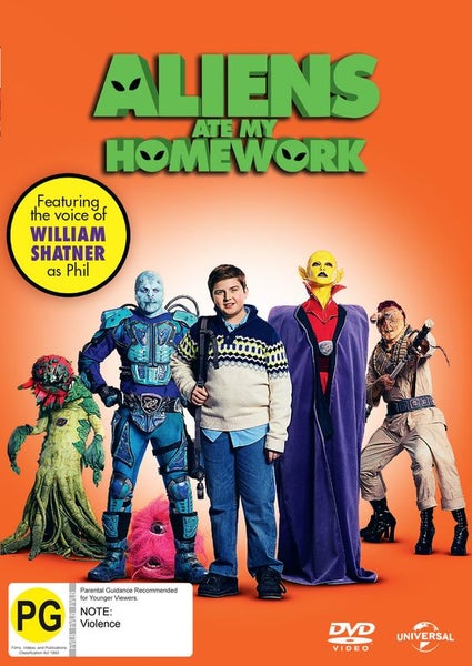 ALIENS ATE MY HOMEWORK (DVD) Carousel 1