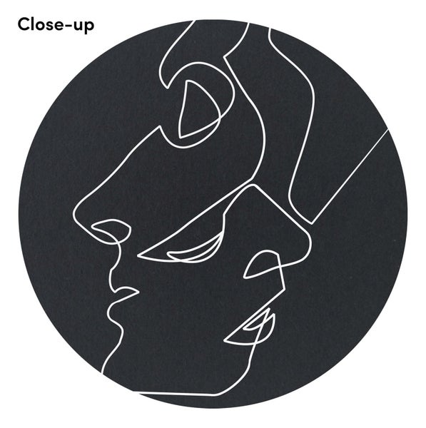 Close Noir (Black) by Quibe Art Print Carousel 2