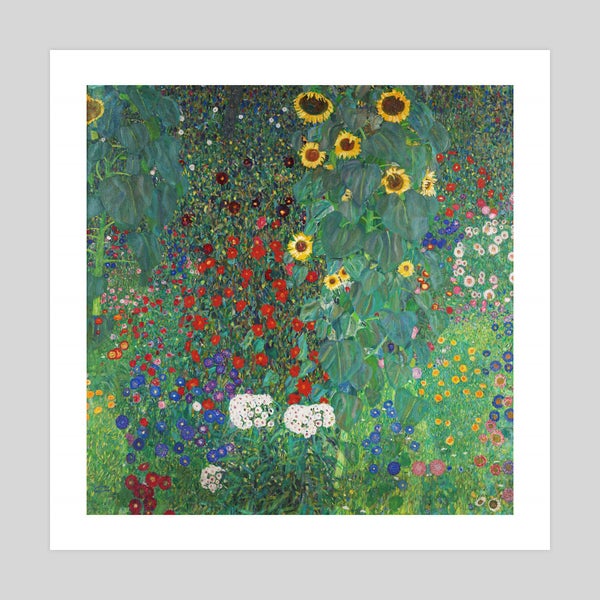 Farm Garden With Sunflowers by Gustav Klimt Art Print Carousel 1