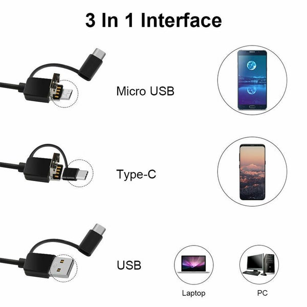 LED Ear Cleaner Endoscope Camera Otoscope Scope Pick Ear Wax Removal Tool USB Carousel 2