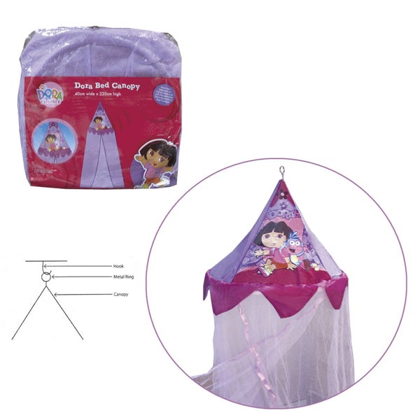 Dora The Explorer Bed Canopy 40cm Wide 220cm High Carousel 1