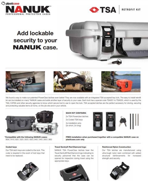 Nanuk S903 TSA Latch Retrofit Kit Carousel 4