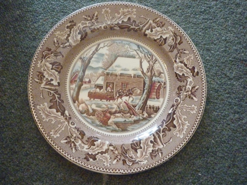 JOHNSON BROS HISTORIC AMERICA PLATE Carousel 1