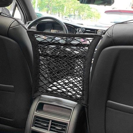 Dog Car Barrier 3 Layer,Backseat Barrier for Dogs,Purse Holder for Car Carousel 1