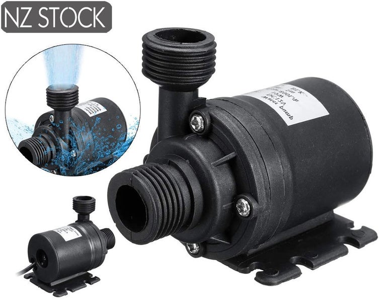 DC 12V Lift 5m 800L/H Ultra Quiet Brushless Motor Submersible Pool Water Pump Carousel 1