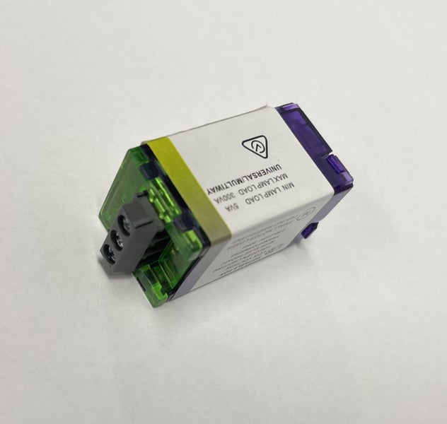 Universal Push Dimmer Trailing/Leading Edge 300VA Carousel 3