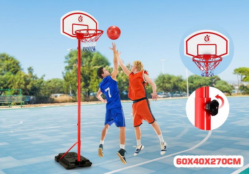 Kids Basketball System Hoop Stand 2.7m Carousel 1