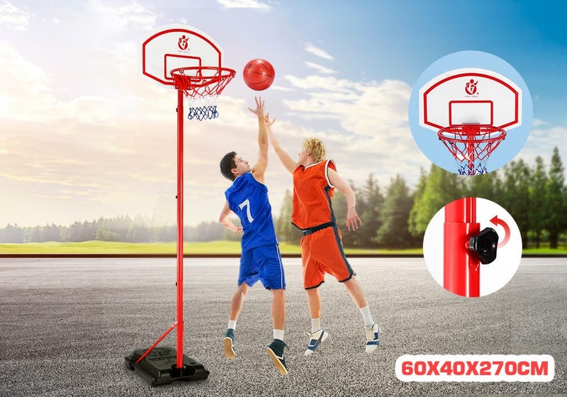 Kids Basketball System Hoop Stand 2.7m Carousel 2