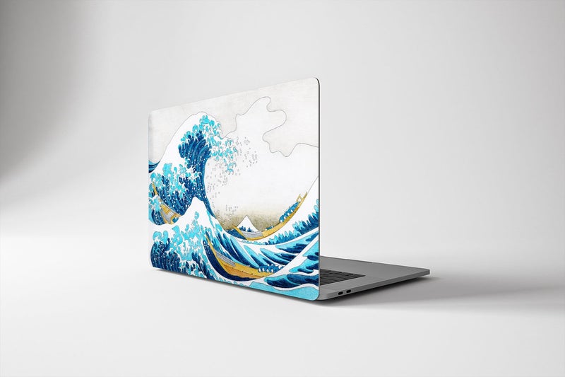 NZ Made Laptop Skin - Kanagawa Wave Carousel 2