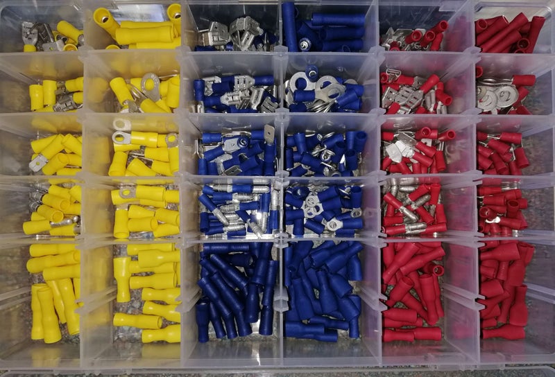 Wire Terminals/Connectors Assorted 480 Pieces Carousel 1