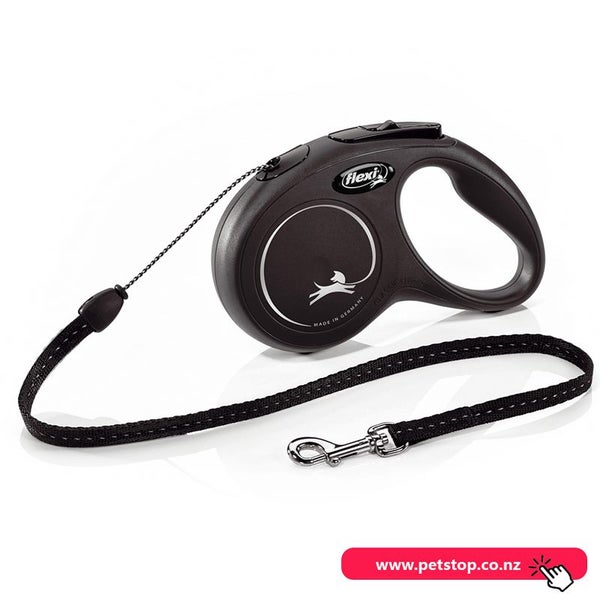 Flexi New Classic Retractable Lead Cord 5m S - Black Carousel 1