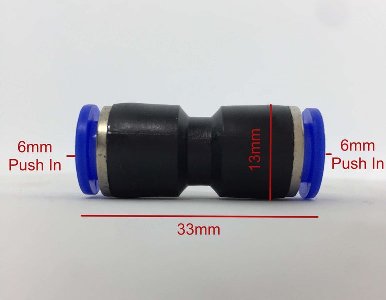 5 Pieces 6mm Straight Pneumatic Connectors (Price Match Guarantee) Carousel 2