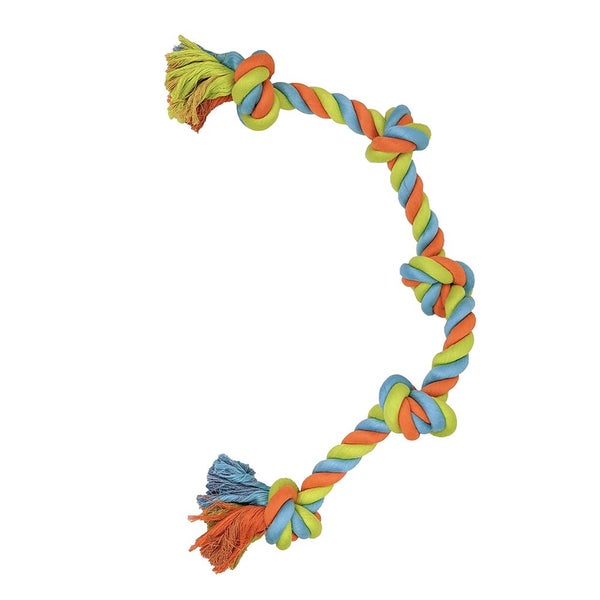 ALLPET DOG TOY ROPE TUG 5 KNOT 70CM Carousel 1