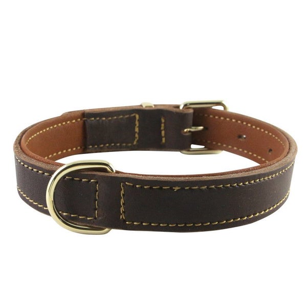 Genuine Leather Dog Double Layer Collar | TOUCHANDCATCH NZ Carousel 2