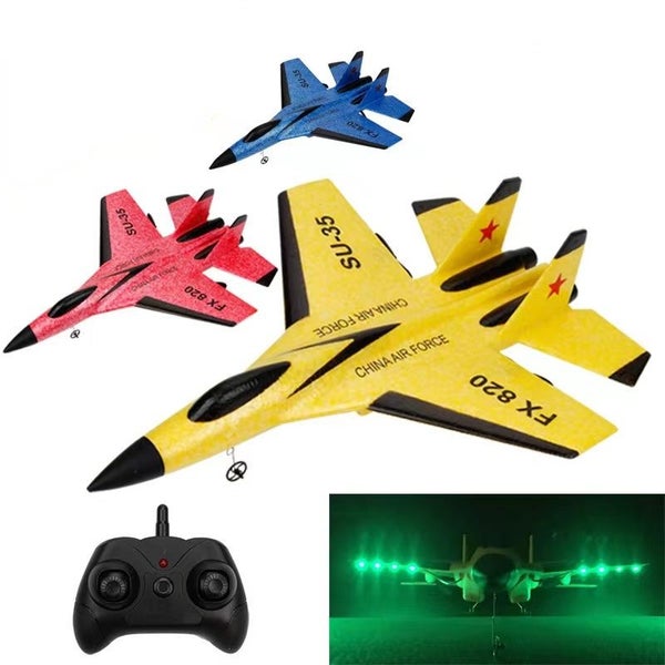 RC Remote Control Airplane 2.4G Fighter Plane Glider EPP Foam Toys Kids Gift Carousel 1