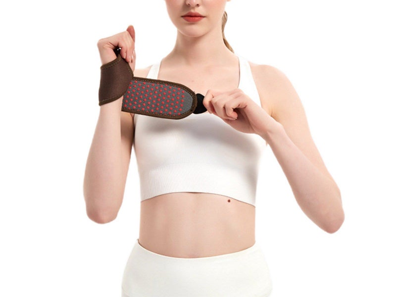Two Pairs Self Heating Wrist Support Strap Wristband Wrist Wraps Wrist Protector Carousel 2