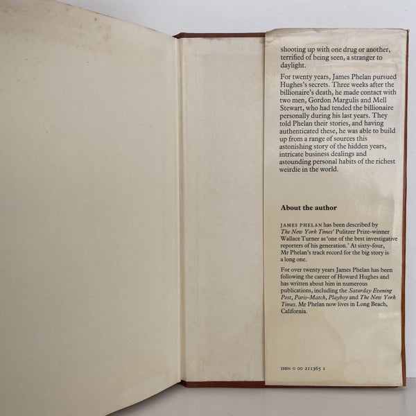 HOWARD HUGHES: The Hidden Years by James Phelan 1977 1st Edition Carousel 6