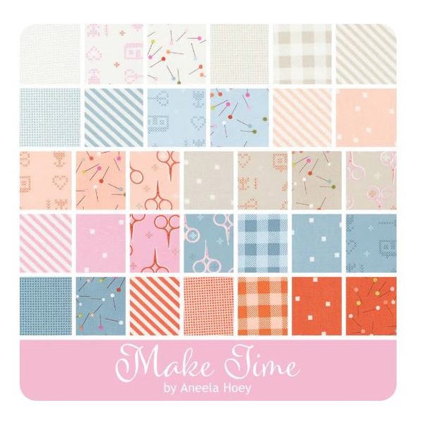 Moda Quilting Patchwork Jelly Roll Make Time 2.5 Inch Sewing Fabrics Carousel 4