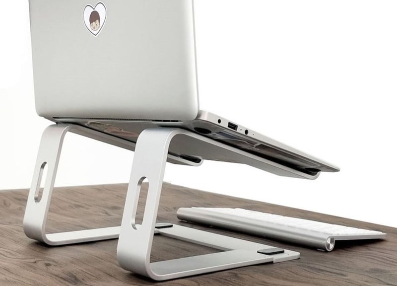 Aluminium Laptop Stand Minimum Design Sliver Perfect4 Macbook Surface Carousel 2