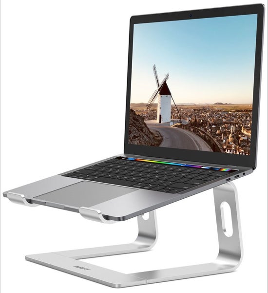 Aluminium Laptop Stand Minimum Design Sliver Perfect4 Macbook Surface Carousel 1
