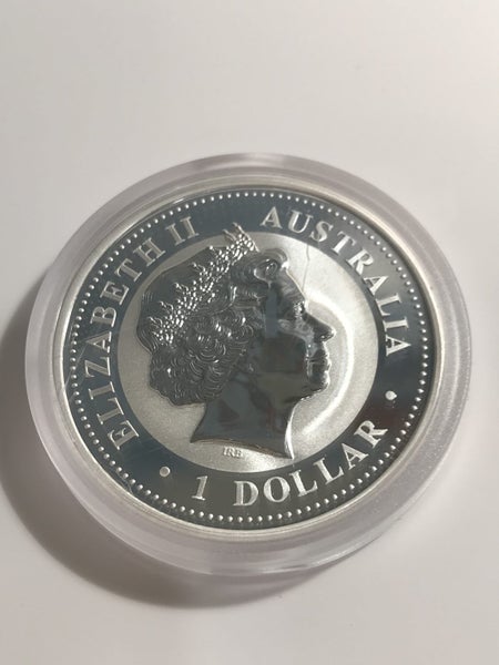 2008 Perth Mint Kookaburra 1oz Silver Bullion Coin $1 BU Carousel 2