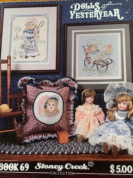 STONEY CREEK - CROSS STITCH PATTERN BOOKLET - DOLLS OF YESTERYEAR Carousel 1