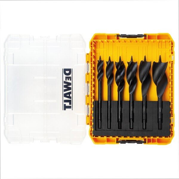 DeWalt Spade Bit Tri Flute Ext 6pc Set 152mm DT90238-QZ Carousel 1
