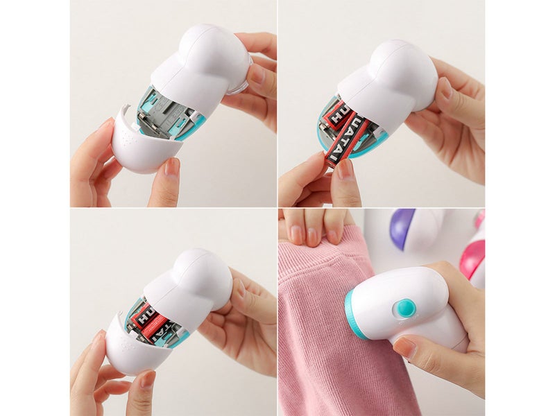 2X Electric Sweater Lint Remover Fabric Shaver Trimmer Cleaner Random Color Carousel 6