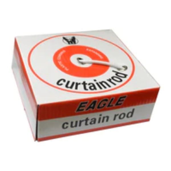 Curtain Wire - Plastic Coated White 30m Box Xcel Carousel 1