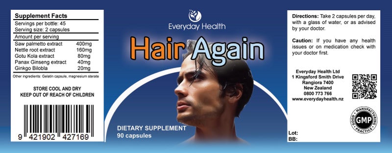 HAIR AGAIN - 100% NATURAL - 90 caps Carousel 2