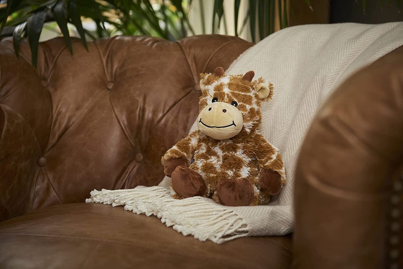 Warmies JUN-GIR-2 Heatable Plush Toy, Brown Carousel 2