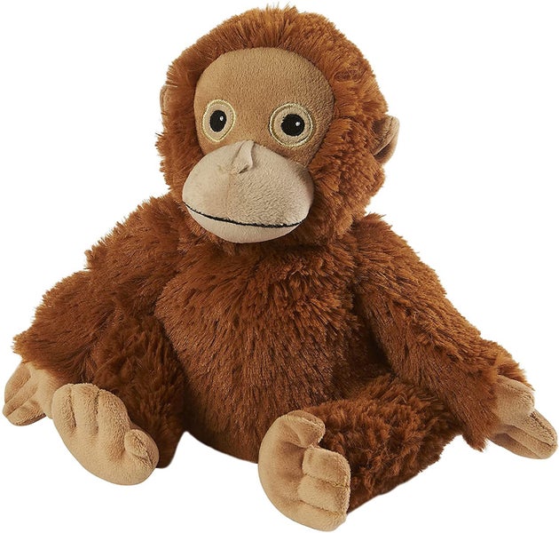 Warmies JUN-ORA-1 Heatable Plush Toy, Brown Carousel 1