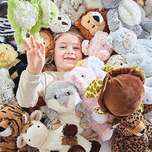 Warmies JUN-BEA-1 Heatable Plush Toy, Brown Carousel 2