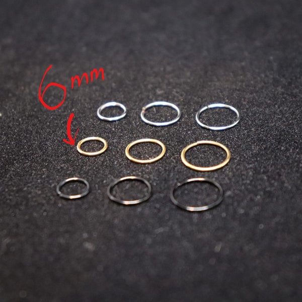 Rose Gold Nose Ring - 6mm Carousel 2